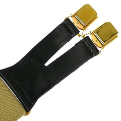 Chanel Logo Suspenders Canvas