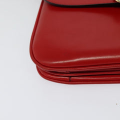 Celine Vintage Triomphe Shoulder Bag Leather