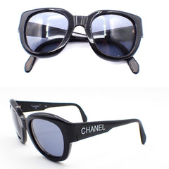 Chanel CHANEL Logo Sunglasses Eye Wear Plastic