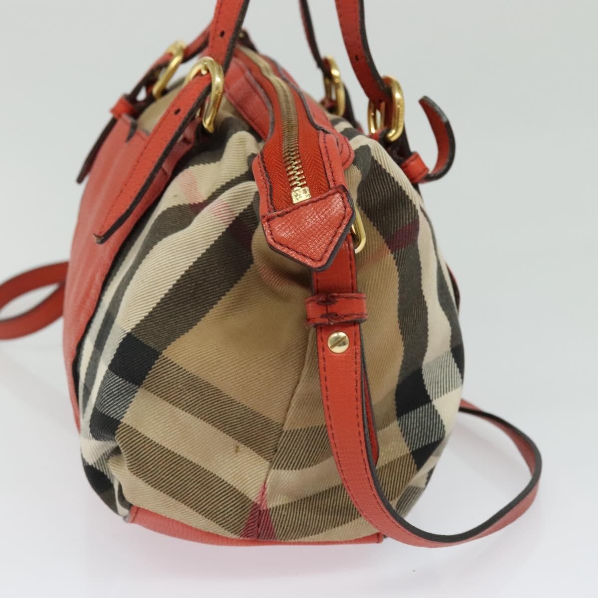 Burberry Bridle House Salisbury Tote Nova Check Canvas
