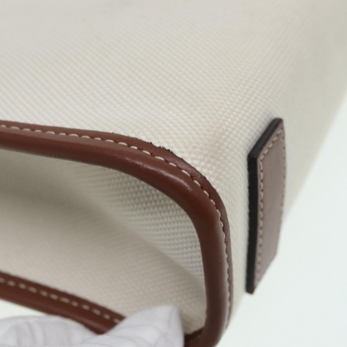 Burberry Logo Zip Wristlet Pouch Nylon