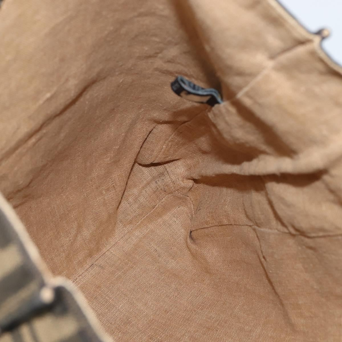 Fendi Open Shopping Tote Zucca Canvas