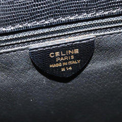 Celine Circle Logo Handbag Leather