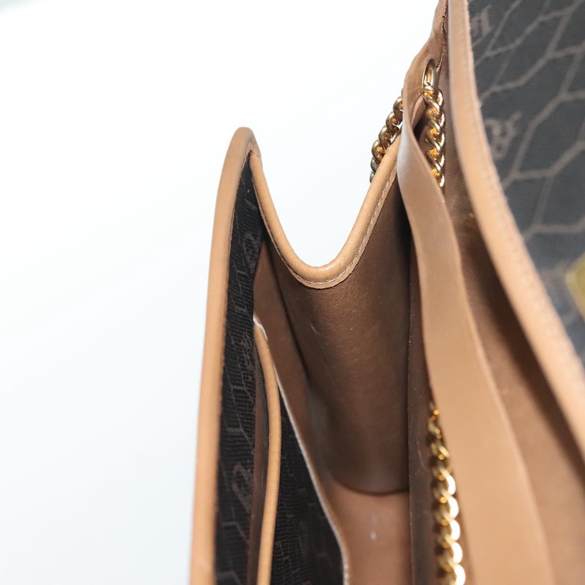 Christian Dior Vintage Honeycomb chain Canvas