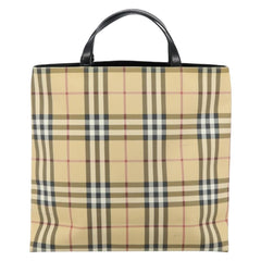 Burberry Nova Check Tote canvas check pattern