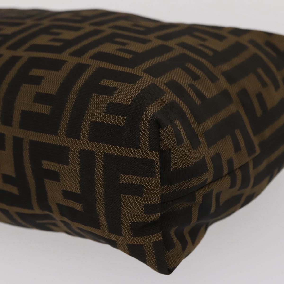 Fendi Logo Zucca Clutch PVC Leather