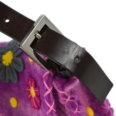 Fendi Baguette Bag Embroidered Zucca Wool