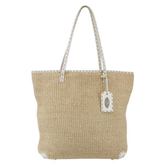Fendi Selleria Tote Bag Raffia