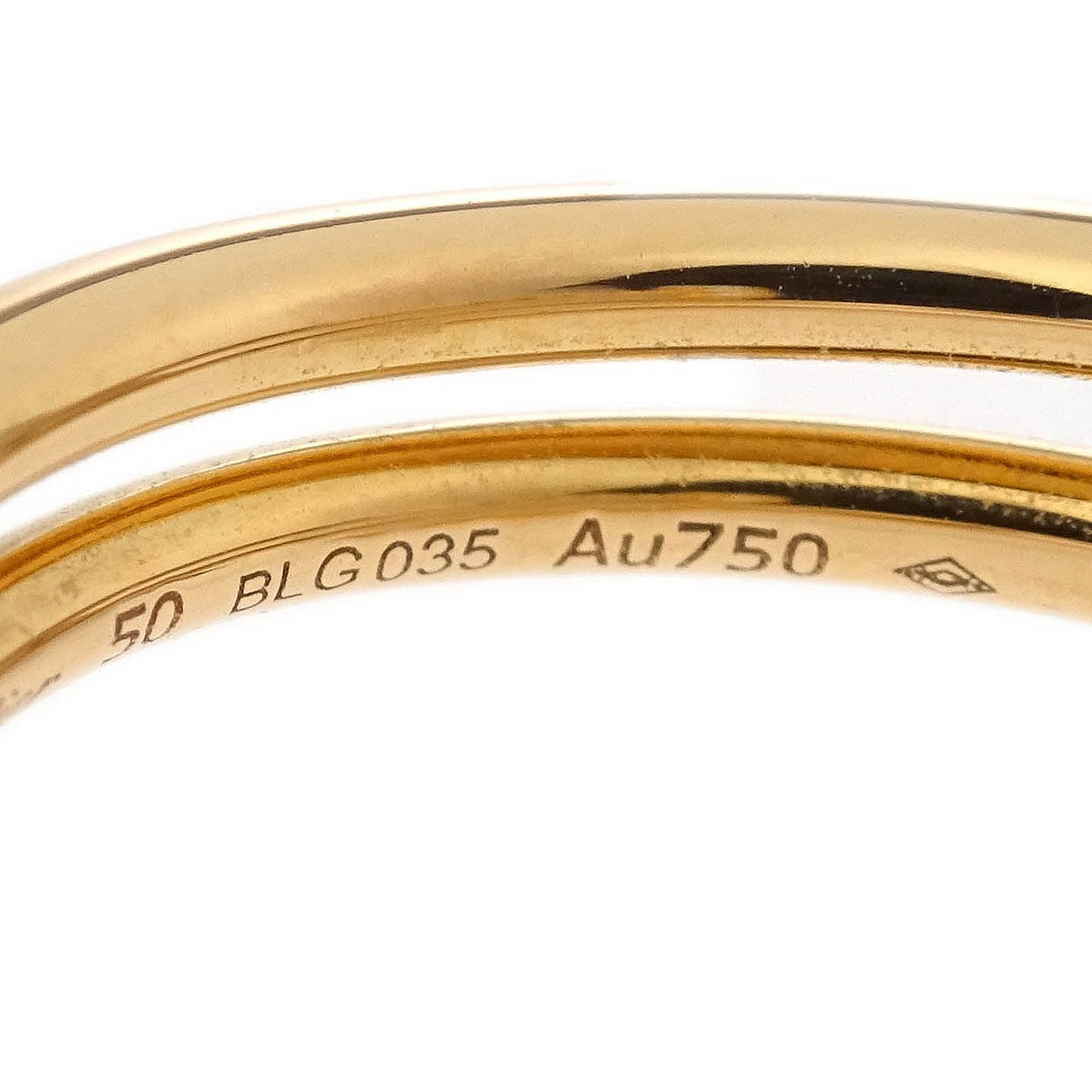 Cartier Juste un Clou Double Ring 18K Rose Gold and Diamonds