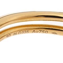 Cartier Juste un Clou Double Ring 18K Rose Gold and Diamonds