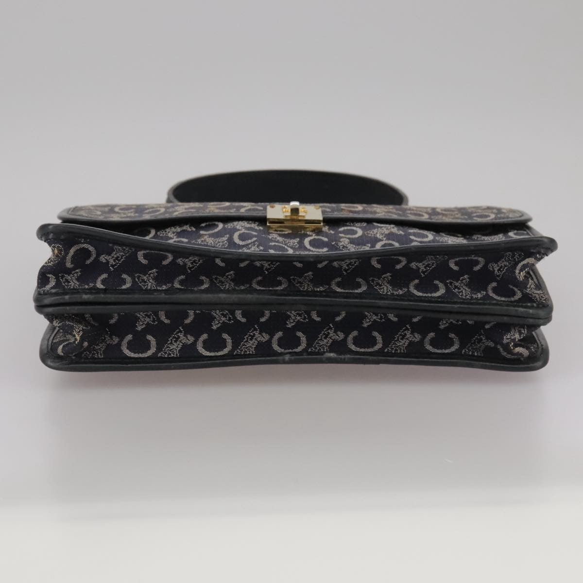 Celine C Sulky Handbag Canvas