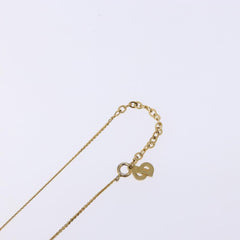 Christian Dior CD Pendant Necklace Metal