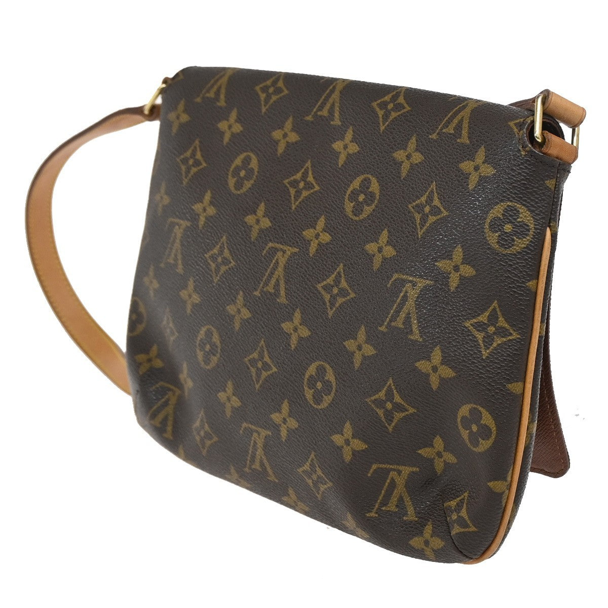 Louis Vuitton Musette Tango Handbag Monogram Canvas