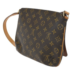 Louis Vuitton Musette Tango Handbag Monogram Canvas