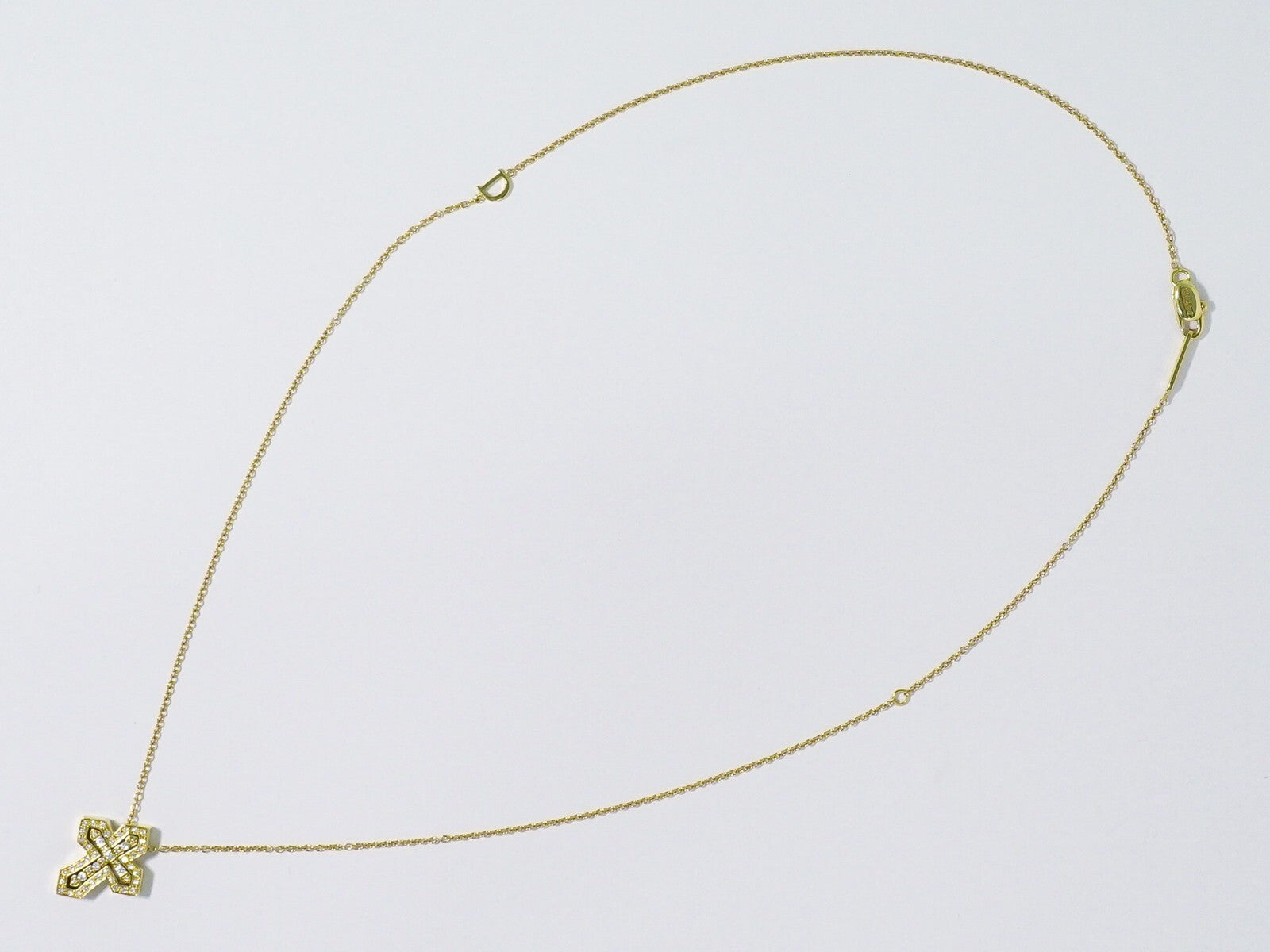 Damiani Belle Epoque Pendant Necklace 18K Yellow Gold and Diamonds