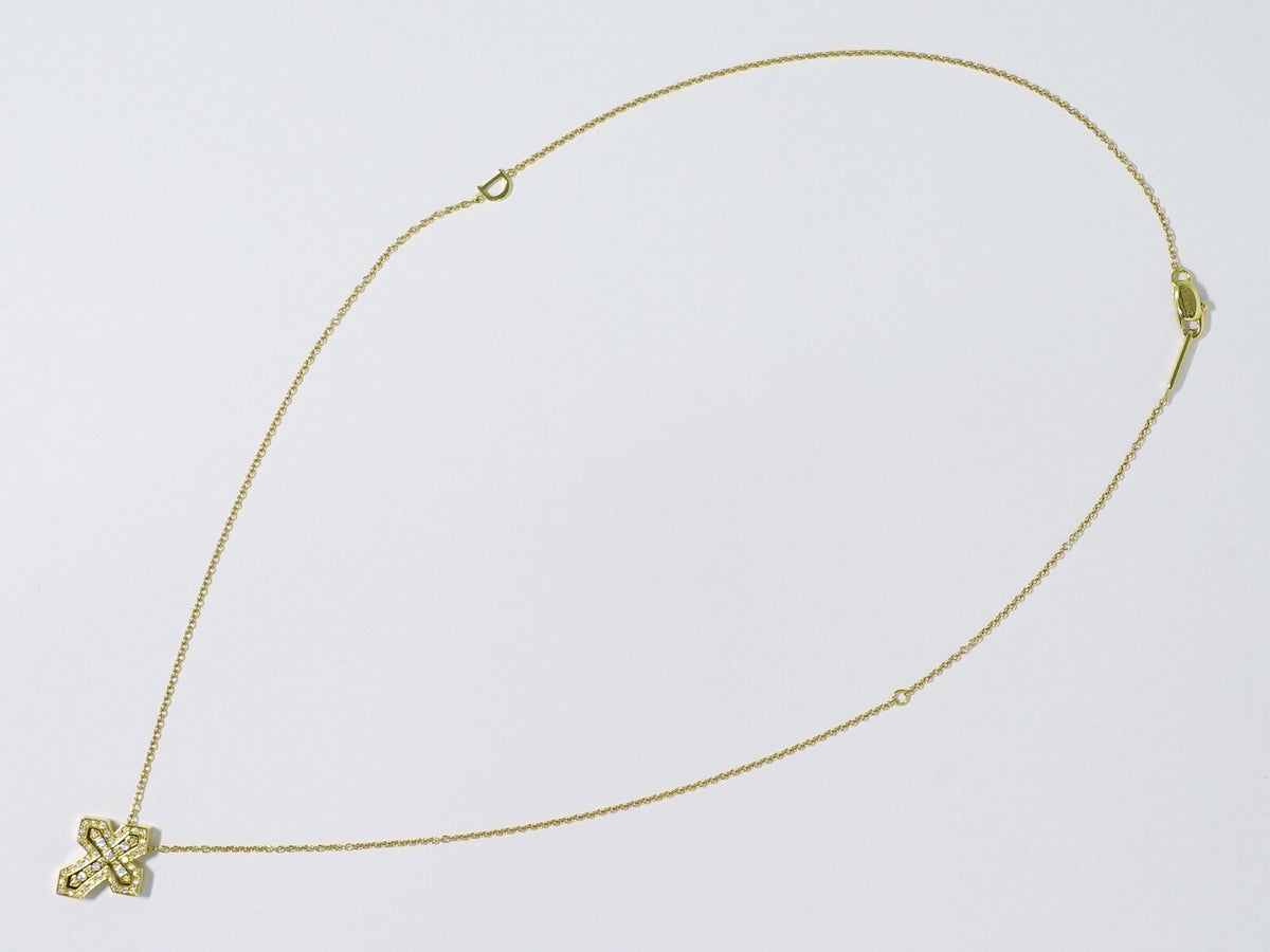 Damiani Belle Epoque Pendant Necklace 18K Yellow Gold and Diamonds