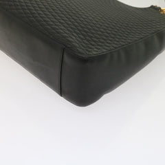 Bally Vintage Chain Shoulder Bag Quilted Leather