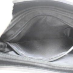 Gucci Vintage Flat Messenger Bag GG Canvas and Leather