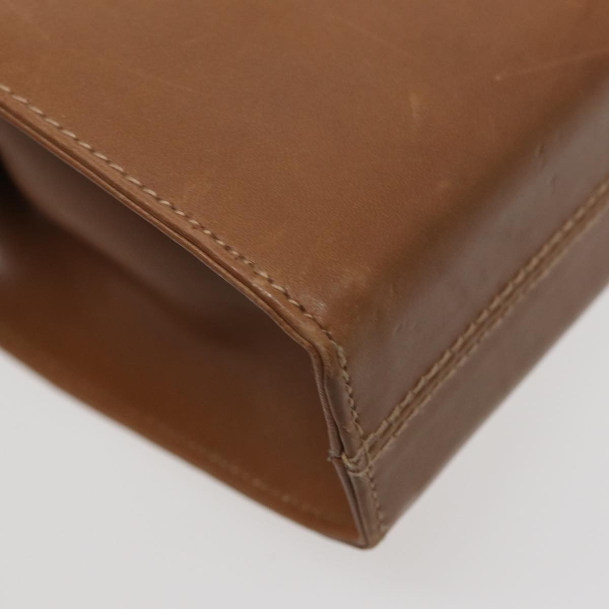 Salvatore Ferragamo Vintage Gancini Chain Shoulder Bag Leather