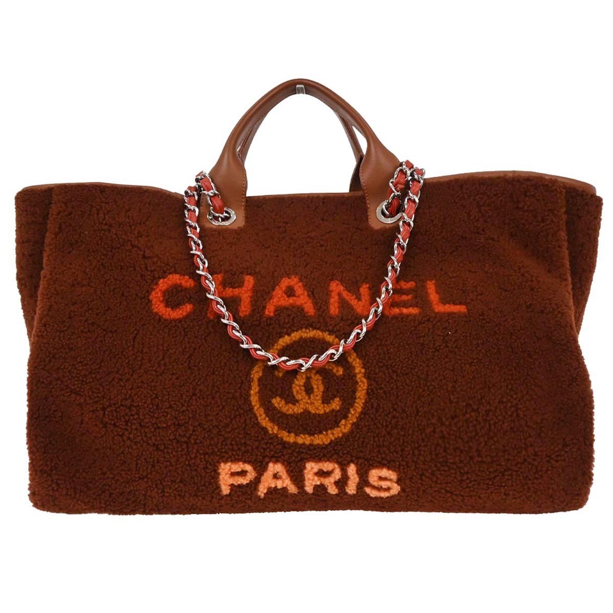 Chanel Deauville Tote Shearling