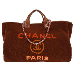 Chanel Deauville Tote Shearling