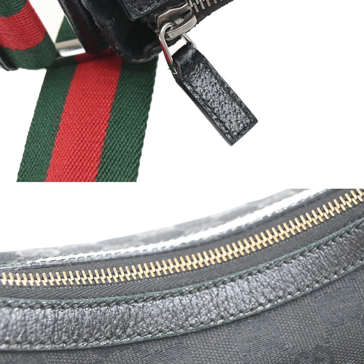 Gucci Half Moon Hobo Messenger GG Canvas