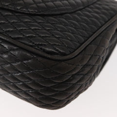 Bally Vintage Chain Shoulder Bag Quilted Leather