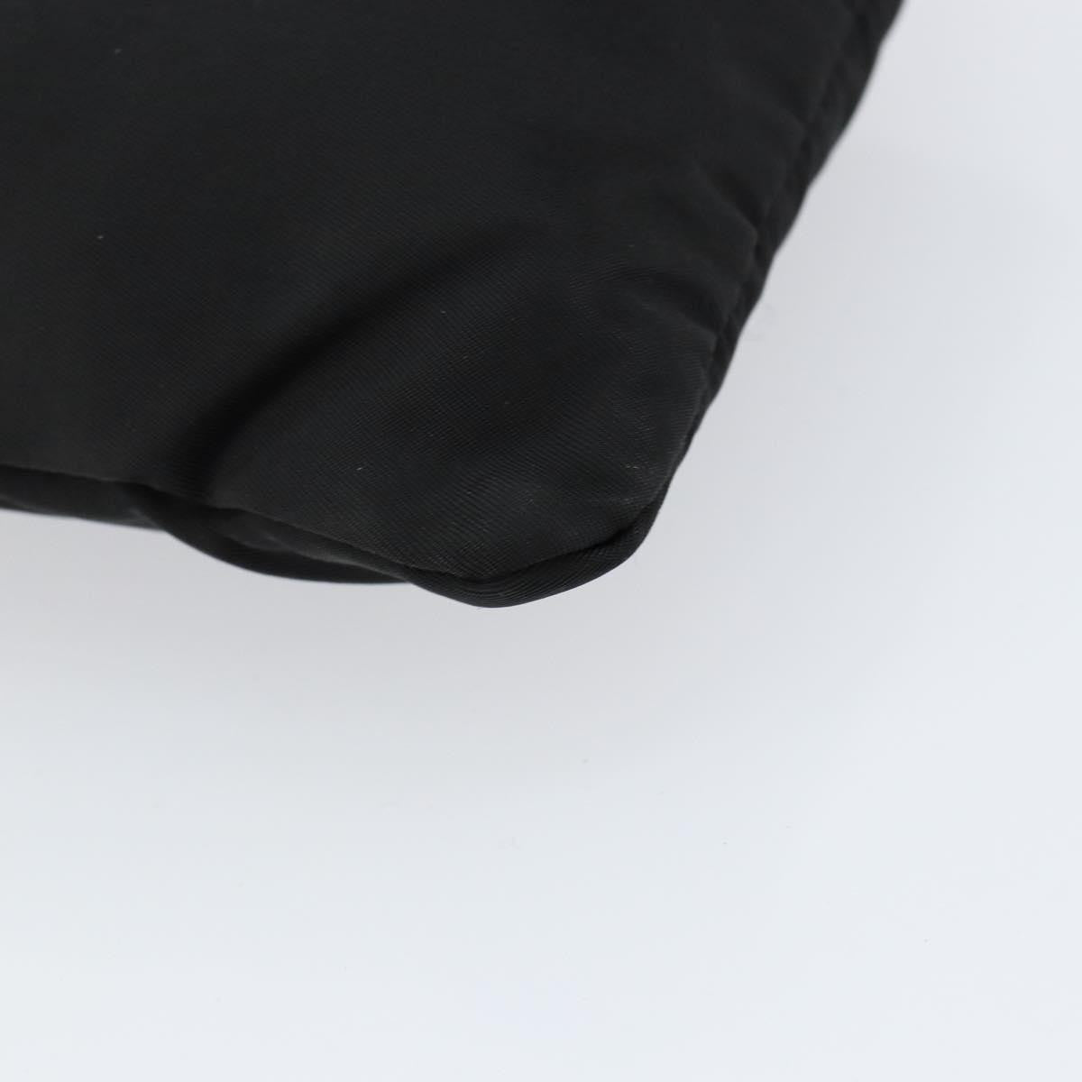 Prada Front Zip Convertible Flat Messenger Tessuto with Leather