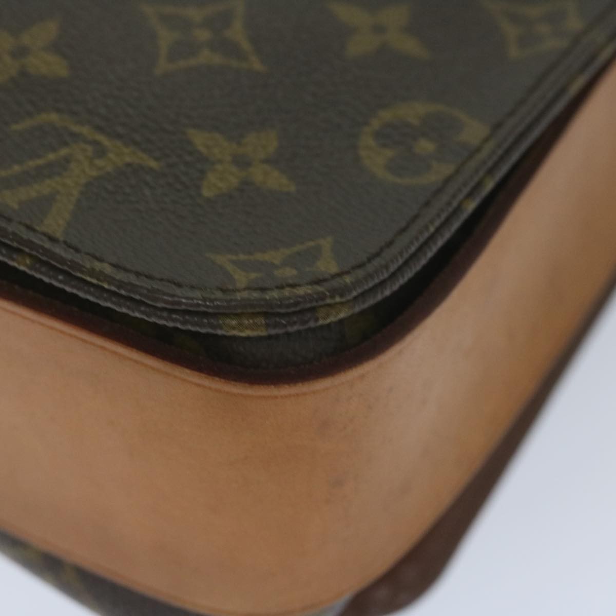 Louis Vuitton Cartouchiere Handbag Monogram Canvas