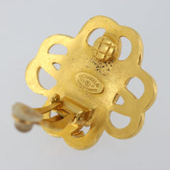 Chanel CC Hoop Clip-On Earrings Metal