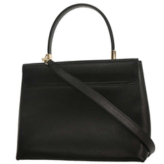 Salvatore Ferragamo Convertible Top Handle Bag Leather