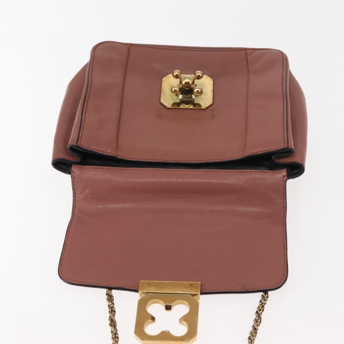 Chloe Elsie Chain Shoulder Bag Leather