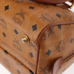 MCM Visetos logogramme Handbag Canvas and Leather