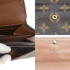 Louis Vuitton Vintage Sarah Wallet Monogram Canvas