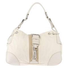 Prada Re-Edition 2002 Moon Handle Bag Re-Nylon and Leather