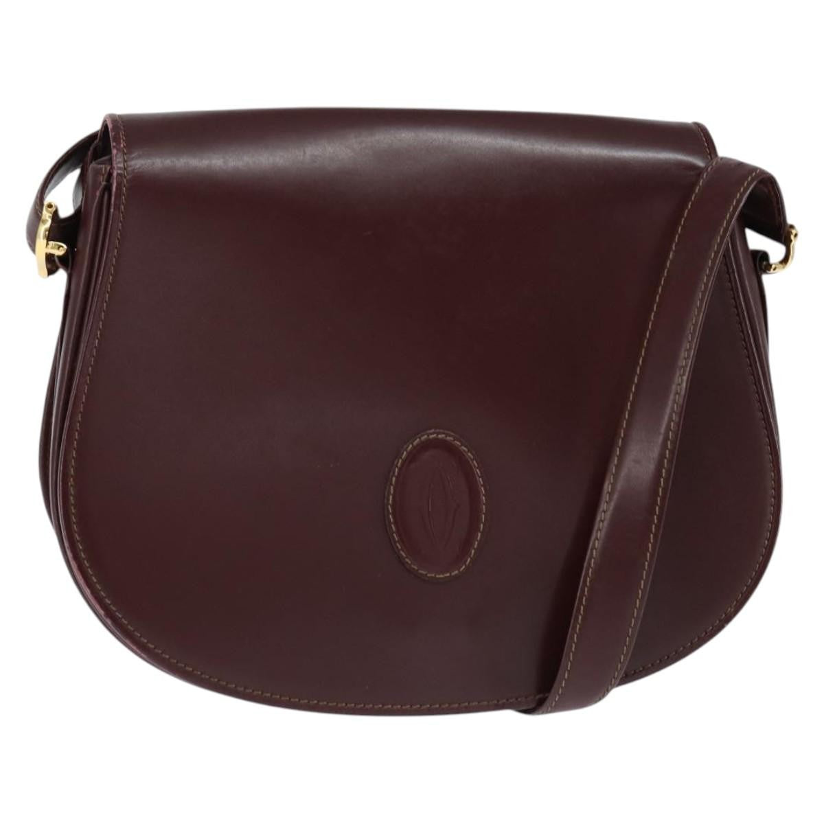 cartier Must de Cartier Shoulder Bag Leather