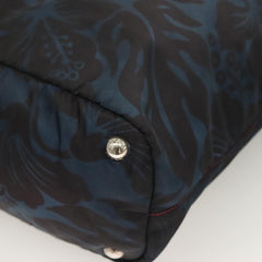 Prada Convertible Tote Printed Tessuto with Saffiano