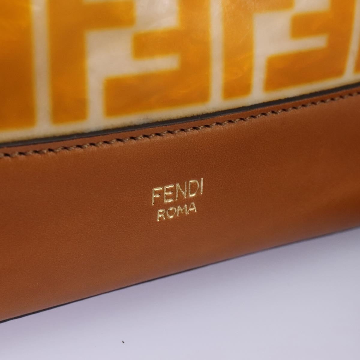 Fendi FF Logo Mon Tresor Bucket Bag Canvas