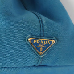 Prada Canapa Convertible Tote Canvas