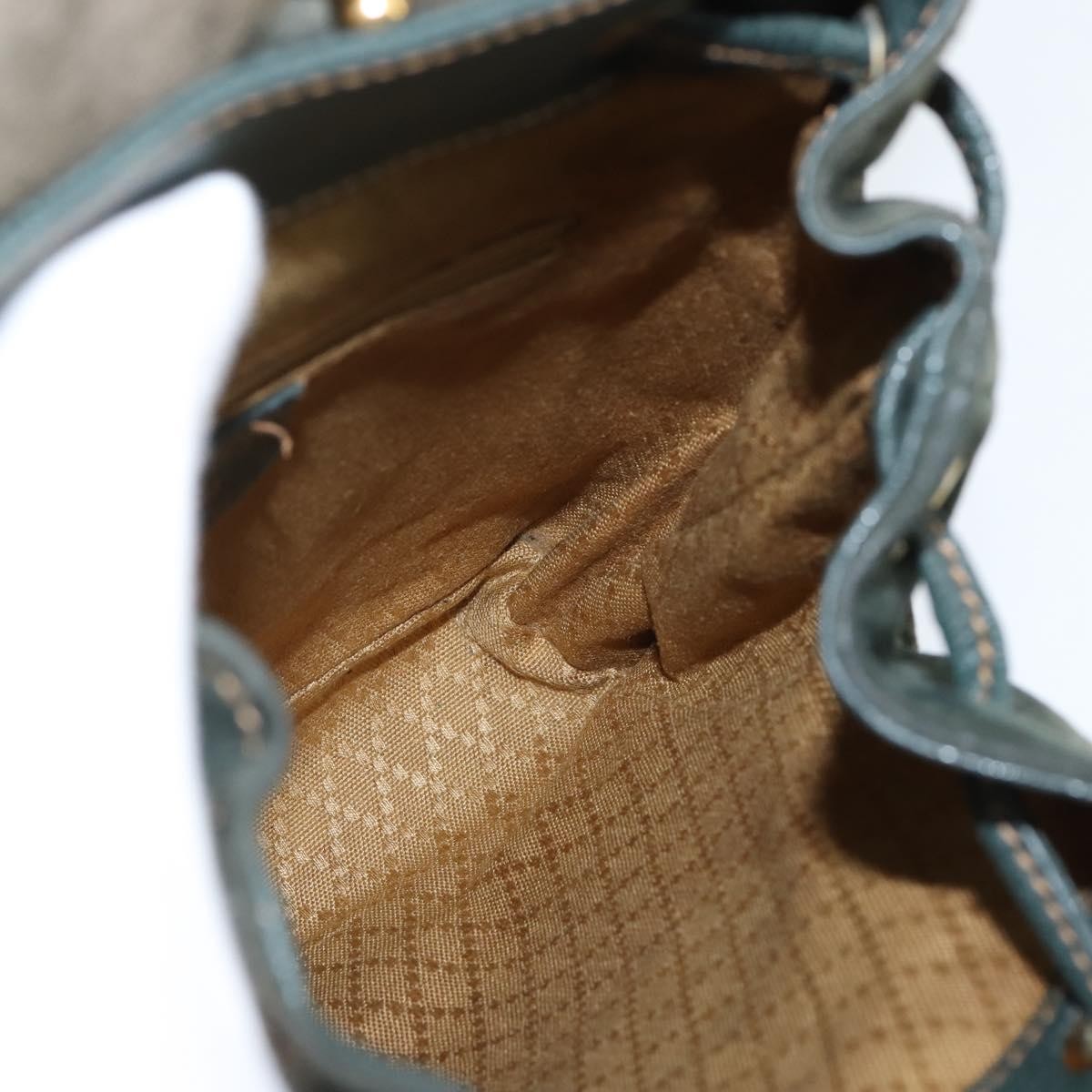 Gucci Vintage Bamboo Backpack Suede