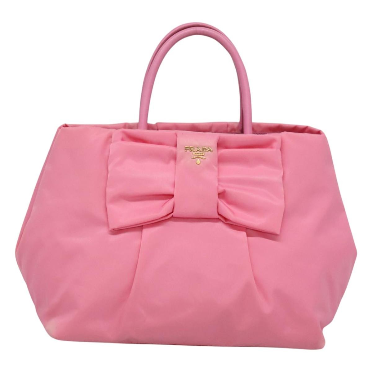 Prada Bow Tote Tessuto with Leather