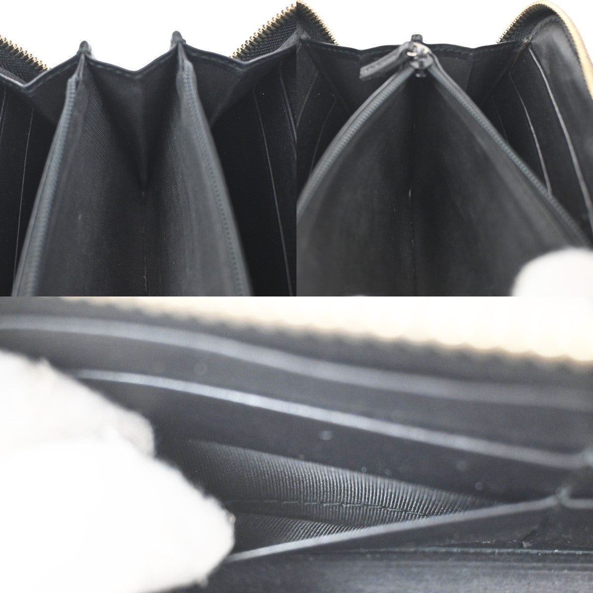 Gucci Signature Zip Around Wallet Guccissima Leather