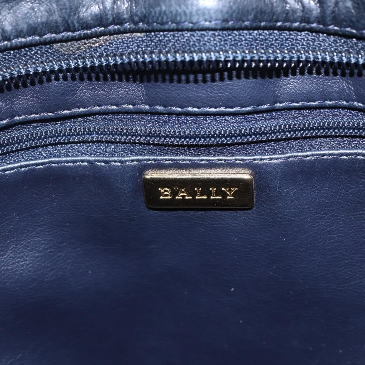 Bally Vintage Chain Shoulder Bag Quilted Leather