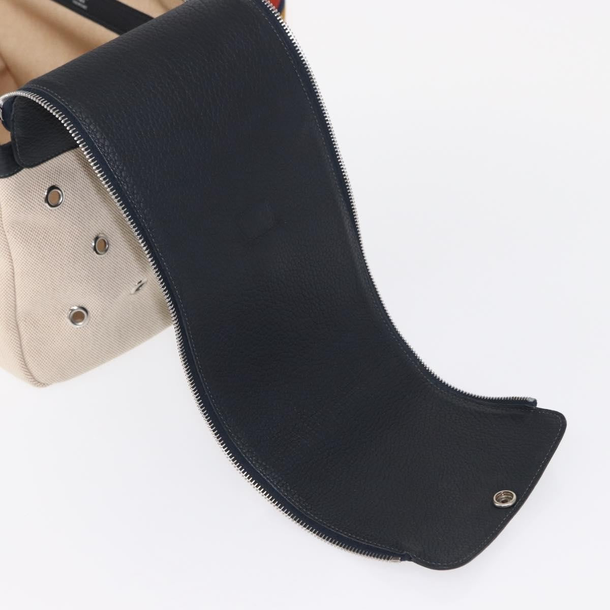 Hermes Sac de Transport pour Chiens Pet Dog Carrier Toile with Leather