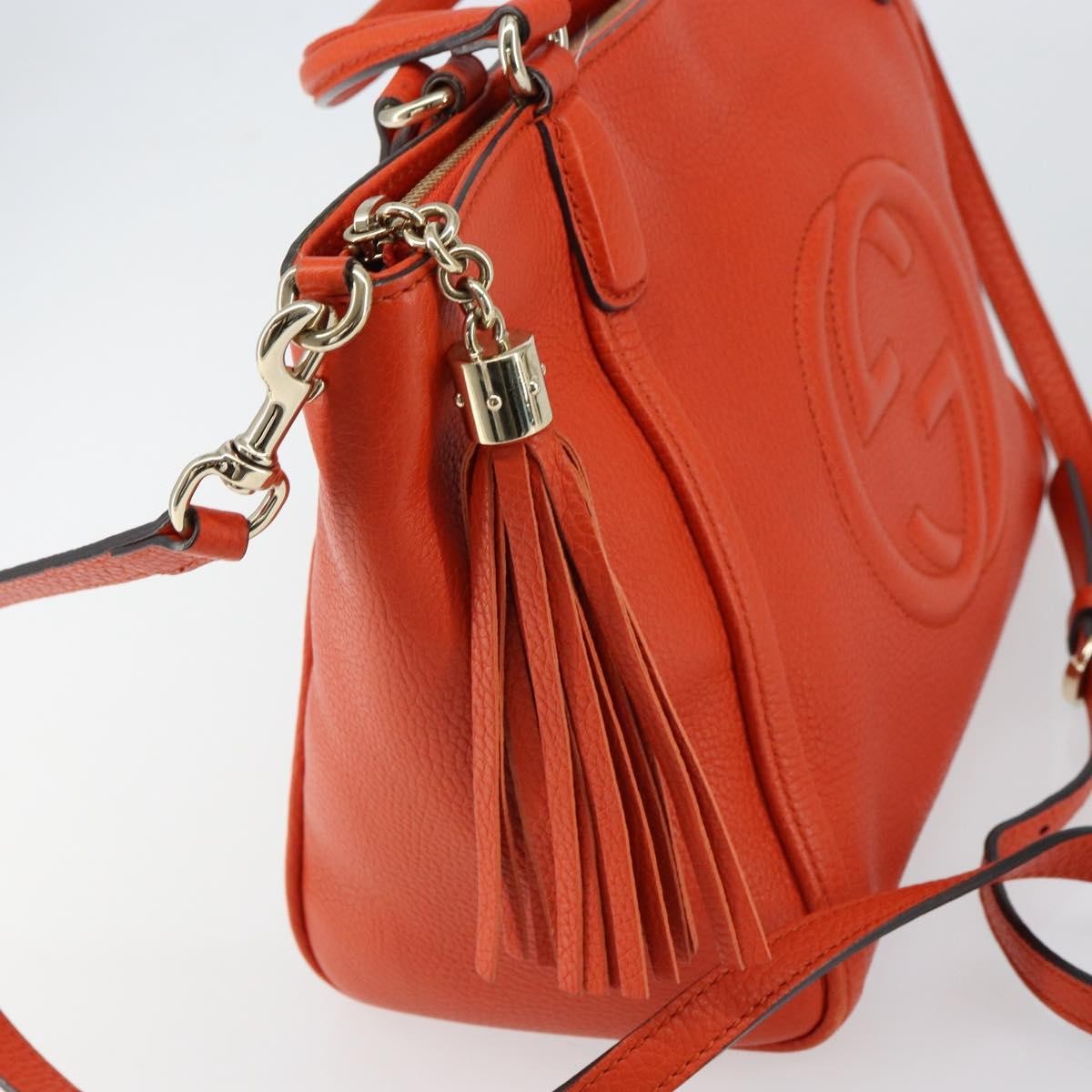 Gucci Soho Convertible Top Handle Bag Leather