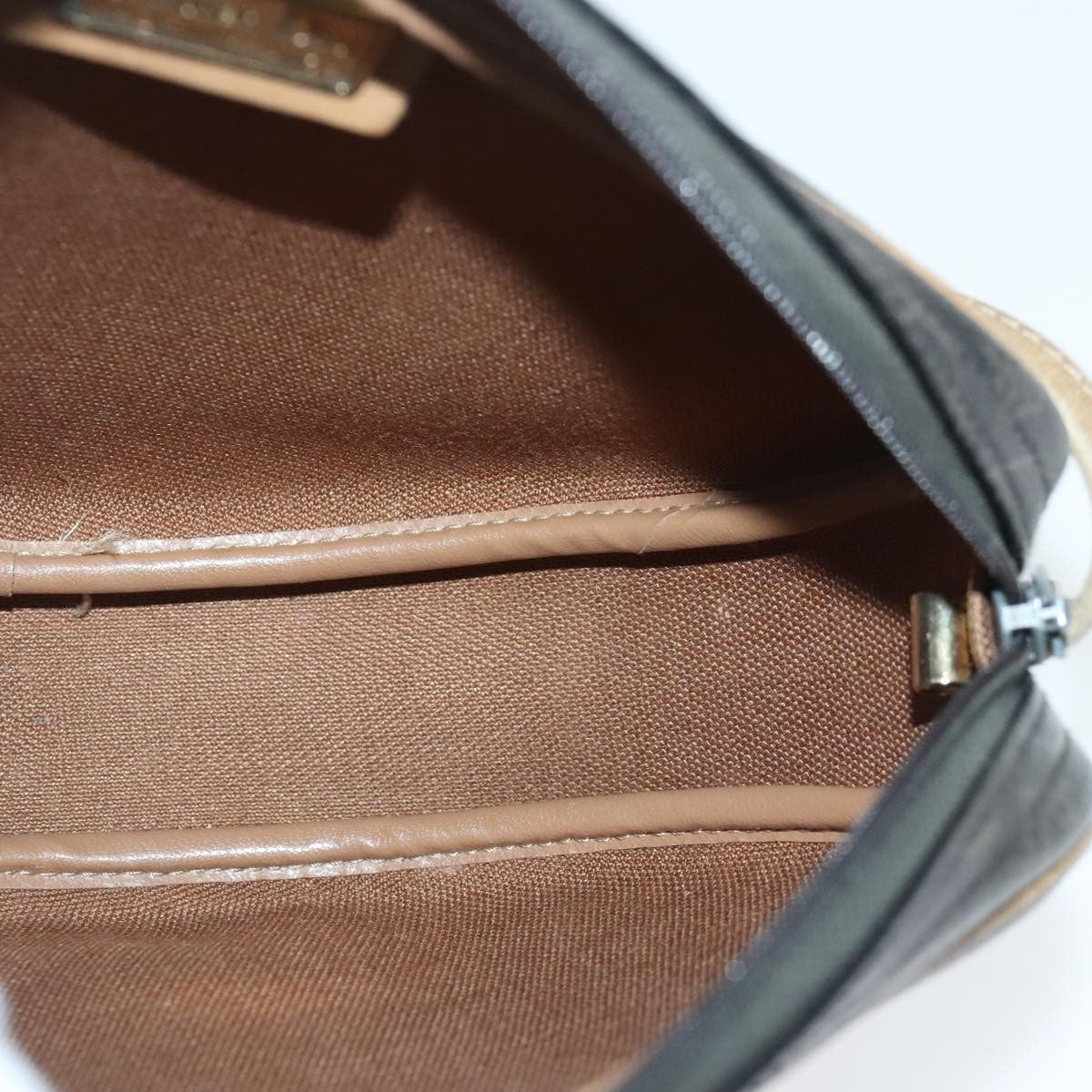 Christian Dior Vintage Honeycomb Shoulder Bag Canvas