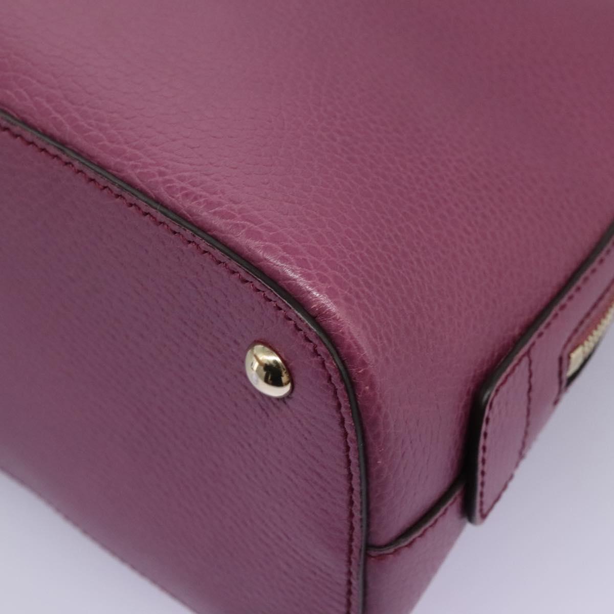 Gucci Lady Dollar Dome Satchel Leather