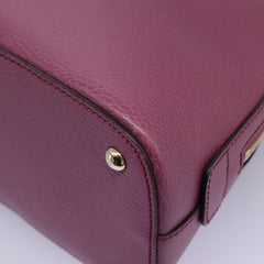 Gucci Lady Dollar Dome Satchel Leather