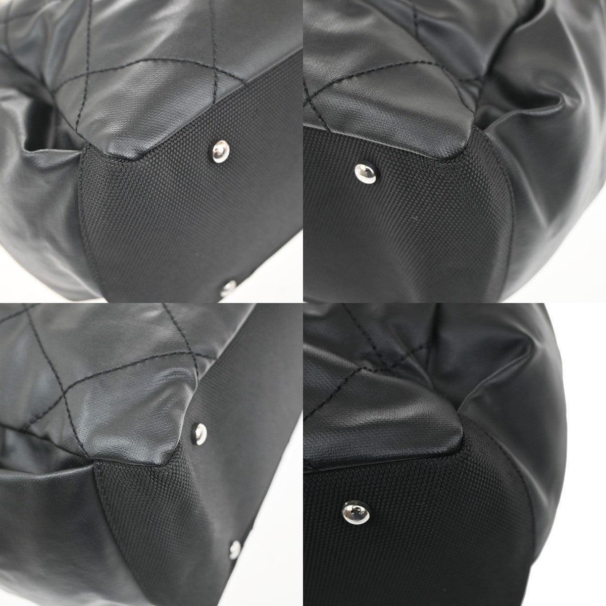 Chanel Biarritz Pocket Tote Quilted Coated Canvas