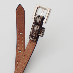 Fendi Selleria Monster Bracelet Leather with Metal Detail